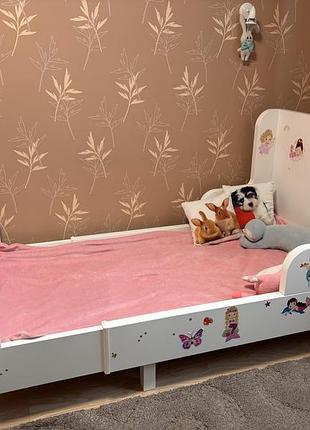 Дитяче ліжко ikea біле