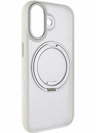Чохол ummi stylish with magsafe ring для apple iphone 17 (6.3") white