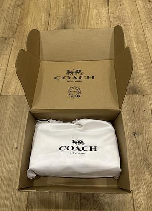 Дуже стильна жіноча шкіряна сумочка - coach new york