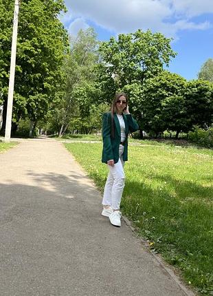 Піджак жіночий zara зелений