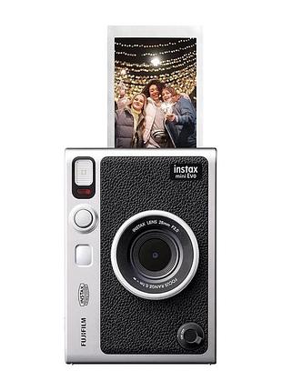 Фотоапарат fujifilm instax mini evo black полароїд