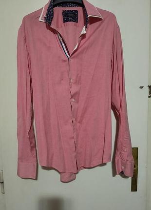 Рубашка мужская zara man basic, размер xl