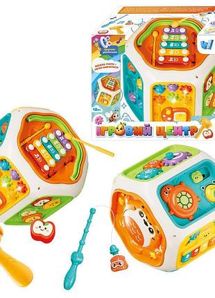 Ігровий центр 65540 (24) "wtoys", озвуч укр мовою, підсвіч, пісні, казки, скоромовки, цифри, муз інструменти, магнітна риболовля,