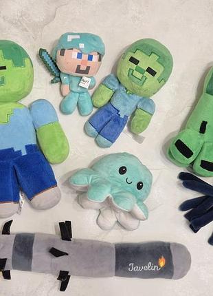 М'які іграшки minecraft