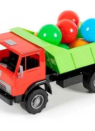 Гр авто самосвал с шариками x2 камаз (18) 471 в-2 "orion", в сетке