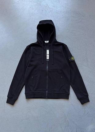 Худі чоловіче stone island full-zip hooded чорне