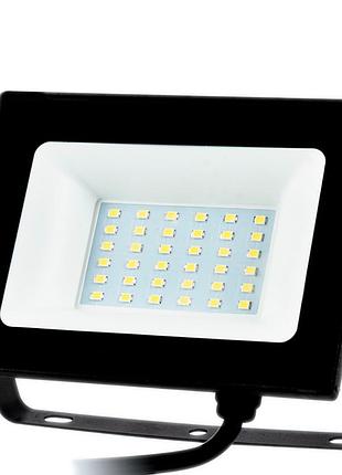 Прожектор 2.0 - fl-64k-30w-30led (ip65, 146x98x26 мм) (work's)