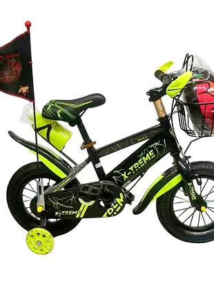 Велосипед x-treme spider 25.12-04, к12 сталь, черно-желтый