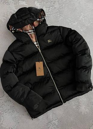 Курточка зимняя мужская двусторонняя куртка burberry❄️ качество премиум