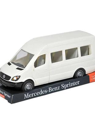 Гр автомобіль "mercedes-benz sprinter" пасажирський (білий) на планшетці 39704 (6) "tigres"