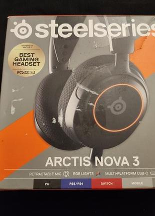Навушники steelseries arctis nova 3 ігрові