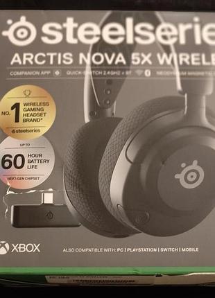 Навушники steelseries arctis nova 5x wireless
