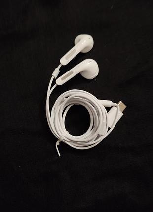 Навушники дротові з usb-c роз'ємом