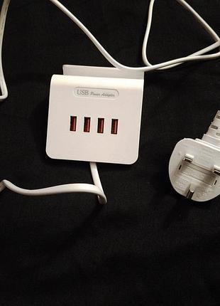Usb power adapter на 4 порта, адаптер питания, используемый