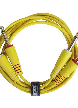 Комплект аудиокабелей udg u97004yl jack 6,35 мм - jack 6,35 мм, 3 м, желтый