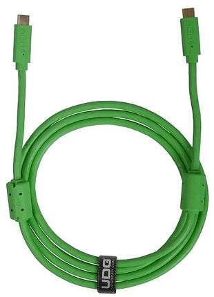 Usb-кабель udg u99001gr usb-c - usb-c, 1,5 м, зеленый