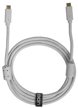 Usb-кабель udg u99001wh usb-c - usb-c, 1,5 м, белый