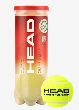 М'ячі для тенісу head championship 3b