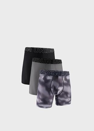 Труси under armour performance tech print 6in 3-pack
