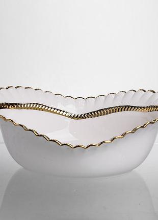 Салатница фарфоровая sofia gold 31 см yiwu ap-23-1