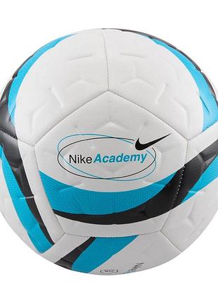 Футбольный мяч nike academy hv4387-101 (бело-синий) размер 5