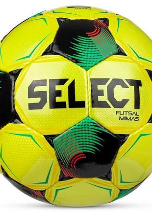 М’яч футзальний select futsal mimas v26, жовто-зелений, розмір 4, 105347-007 (оригінал)