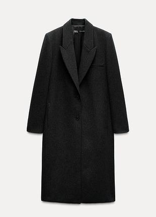 Нове вовняне пальто zara zw collection oversize, xs, 70% вовни