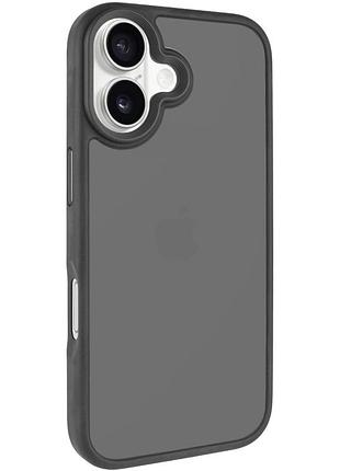 Уценка tpu+pc чехол metal buttons для apple iphone 17 (6.3")