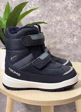 30р 31р 34р 35р , нові дитячі зимові черевики viking play reflex warm gore-tex на хлопчика