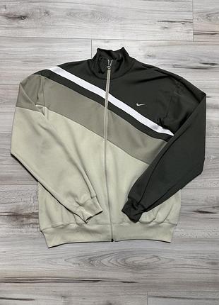 Рідкісна вінтажна олімпійка кофта найк nike vintage striped track jacket, факт l, оригінал