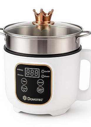 Электрическая кастрюля-пароварка domotec ms-7729 1.8л 2000вт fb-75