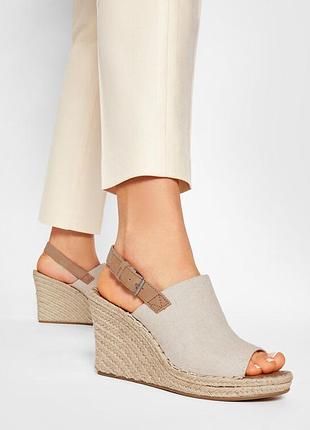 Босоніжки-еспадрильї toms monica wedge на танкетці, оригінал (розмір 38.5 / 25 см)