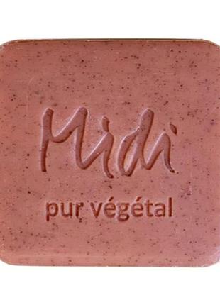 Savon du midi original vegan 100%, марсельское  натуральное мыло- пилинг с аргановым маслом и маслом розы ,ферментный пилинг , твердый шампунь