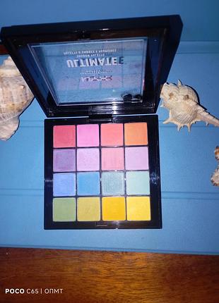 Тіні для повік nyx professional makeup ultimate shadow palette