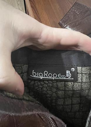 Кожаные ботильоны от big rope 4