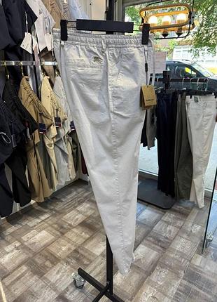 Штани котон burberry світлий pntbrb001