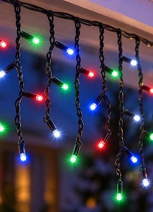 Гірлянда-бахрома icecle-lights 120 short curtain-m-2 5м різнокольорова