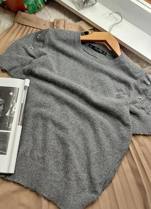 Вовняний топ джемпер zara