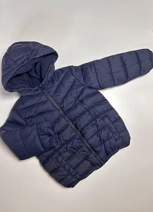 Куртка для хлопчика зимова синя 96 см