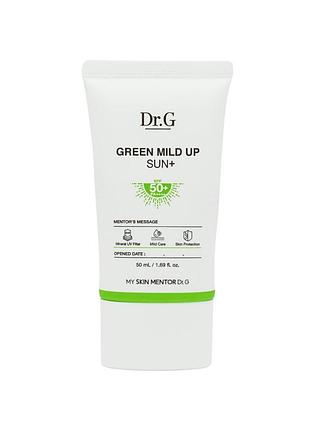 Сонцезахисний крем dr. g green mild up sun plus spf50 + pa ++++ 50 ml