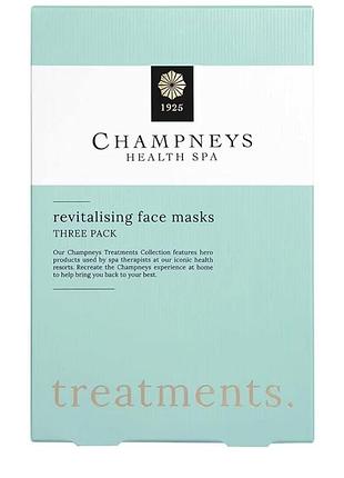 Тканинна маска для обличчя champneys revitalising face mask, 35 мл