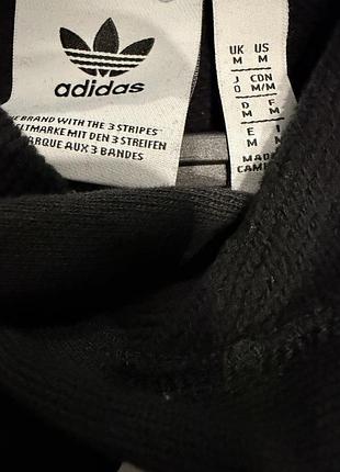 Худі чоловіче adidas чорне 100% котон 5