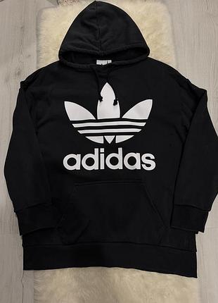 Худі чоловіче adidas чорне 100% котон 2