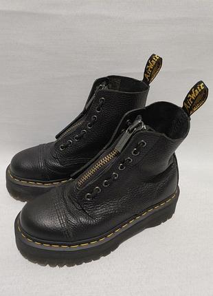 Dr martens sinclair u95/38 original из зернистой кожи на высокой подошве 24 см стелька