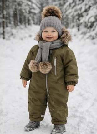 Зимовий непромокальний термокомбінезон h&m, 12-24 міс. в ідеалі