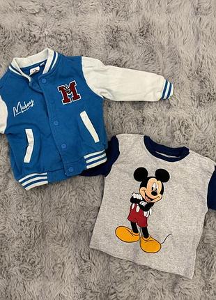 Комплект кофт для хлопчиків mickey mouse 74 розмір