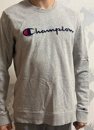 Світшот чоловічий champion сірий