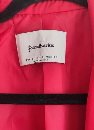 Піджак жіночий stradivarius червоний 2