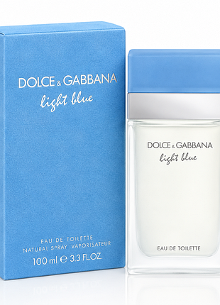 Женская туалетная вода dolce&amp;gabbana light blue 100 мл – дольче габбаная лайт блю