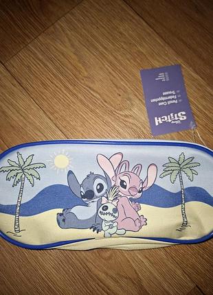 Пенал новый детский для школы и личных вещейст stitch